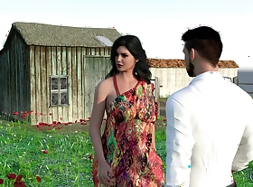 Indian Desi Bhabhi Sex adjacent to Her Devar in the Garden