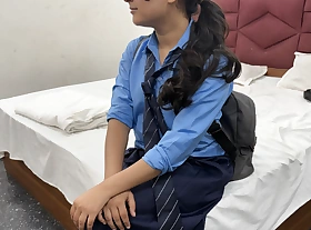 Desi teen with school girl in Oyo hardcore sex