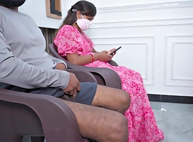Dick flash to Piles patient Ravinadesi in hospital waiting room, snappy doggy style XXX fuck.