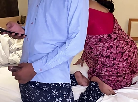 Nisha Bhabhi in trouble room backing boy masturbating and fucked him after seeing his big dick