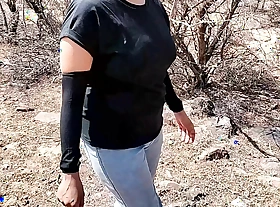 Village girl seducing encircling forest and rough fucked hard encircling hotel acreage (Hindi Audio)