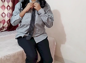 Village School Unsubtle fucked by Principal Sir in his house for amenable marks In Exam, Hindi Audio
