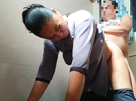 Office helper in the office need a puffery