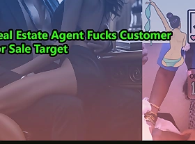 Real Estate Agent fucks her client to make sales fitting