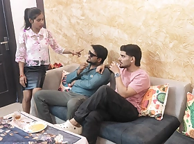 Indian Desi threesom gangbang hardcore sex video