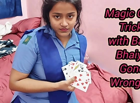 Let me show you a magic trick command brother - Indian desi sex with stepsister in village school uniform