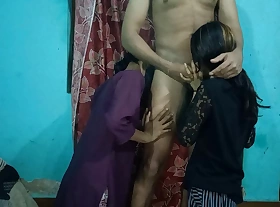 Desi Horny Indian Two Bhabhi wants to get Fucked away from Jija , A man fucked his two roommates in Hindi XXX sex video