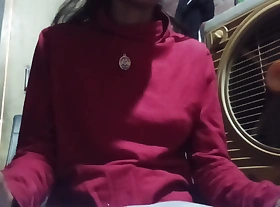 Desi stepmom talking dirty back sex to his stepson, showing her ass and finger pussy front for his stepson.