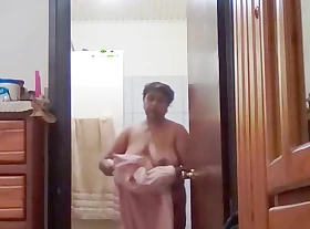My hot indian stepmom more obese tits showering