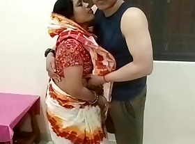 Newly Married Indian Priyanka Bhabhi Unfathomable cavity Throat Blowjob and Riding Lasting Cock Unfathomable cavity Inside Tight Black Pussy with Young Step Brot