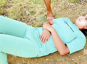 Indian Desi Village girl soniya fucked her sweet pussy far jungle, tight pussy make the beast with two backs dusting