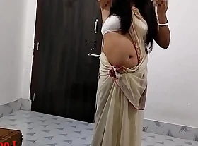 White saree Off colour Real xx Wife Blowjob and have sex ( Official Video Wide of Localsex31)