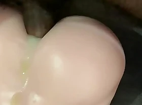 Unboxing my sexual intercourse doll and cum is her asshole