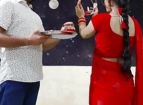 Karva Chauth Special: Newly married couple had First karva chauth sexual connection and had blowjob under the sky