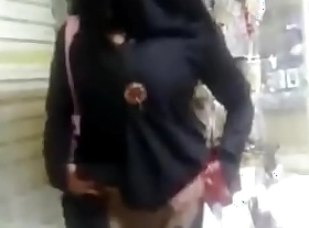 Muslim Hijab Dame show Hairy Pussy Fetch Flash Indian Desi Spliced