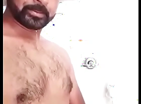 Indian Unconcerned Scrivener Masturbating In a catch air Btahroom