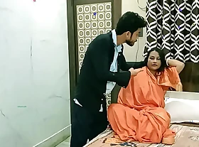 Desi step old woman in command fucked hard by husband! Viral jobordosti sex with audio